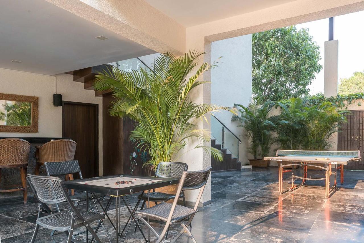 The Leaf: Stayvista's Poolside Oasis with Indoor Games Alibag Exterior photo